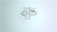 Anneau Sommer Femme INVISIBLE SETTING in Or blanc Diamante 0.26 Ct MOD. 4374/3 - MOD. 4374/3